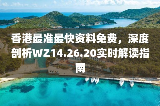 香港最准最快资料免费，深度剖析WZ14.26.20实时解读指南