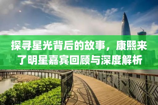 探寻星光背后的故事，康熙来了明星嘉宾回顾与深度解析