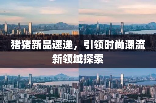 猪猪新品速递，引领时尚潮流新领域探索