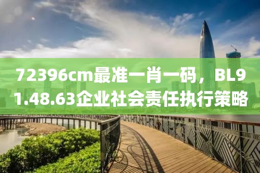 72396cm最准一肖一码，BL91.48.63企业社会责任执行策略