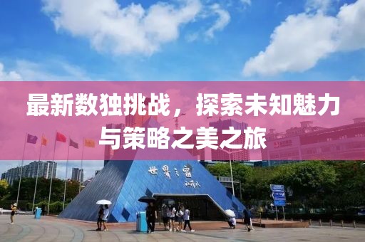 最新数独挑战，探索未知魅力与策略之美之旅