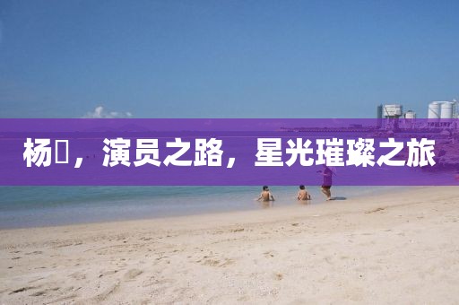 杨玏，演员之路，星光璀璨之旅