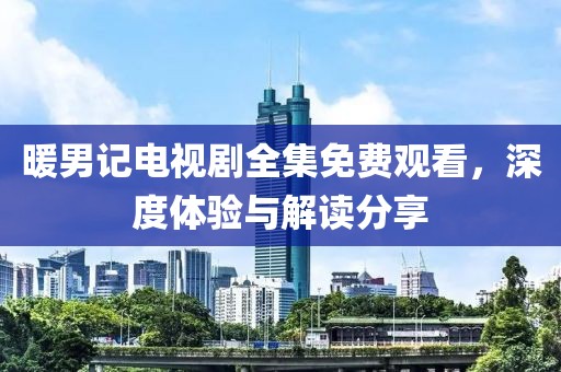 暖男记电视剧全集免费观看，深度体验与解读分享