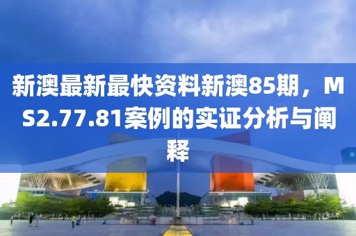 新澳最新最快资料新澳85期，MS2.77.81案例的实证分析与阐释