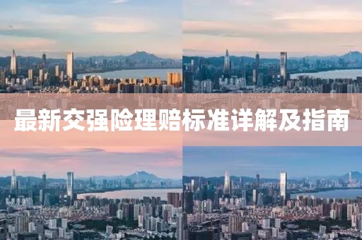 最新交强险理赔标准详解及指南