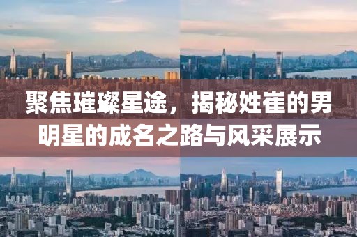 聚焦璀璨星途，揭秘姓崔的男明星的成名之路与风采展示