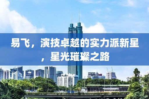 易飞，演技卓越的实力派新星，星光璀璨之路