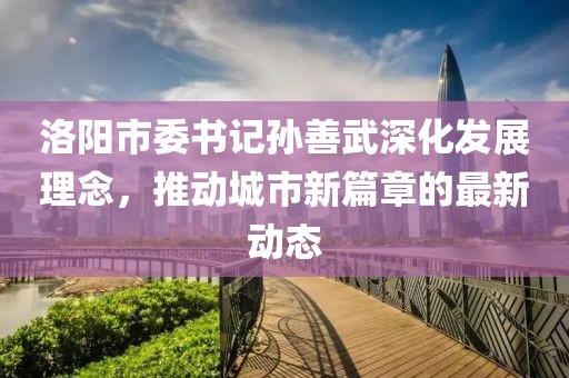 洛阳市委书记孙善武深化发展理念，推动城市新篇章的最新动态