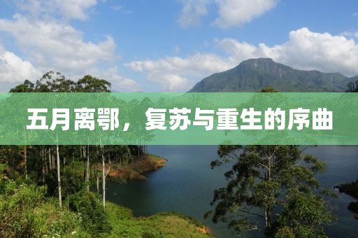 五月离鄂，复苏与重生的序曲