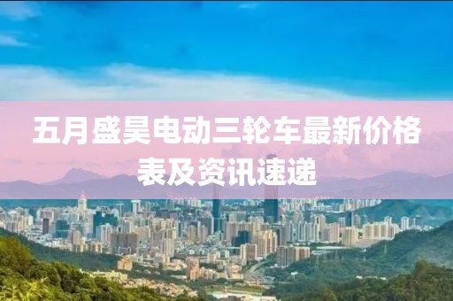 五月盛昊电动三轮车最新价格表及资讯速递