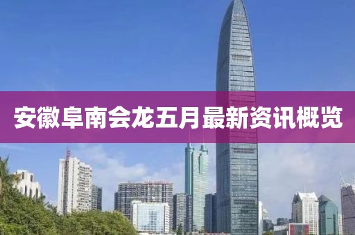 安徽阜南会龙五月最新资讯概览