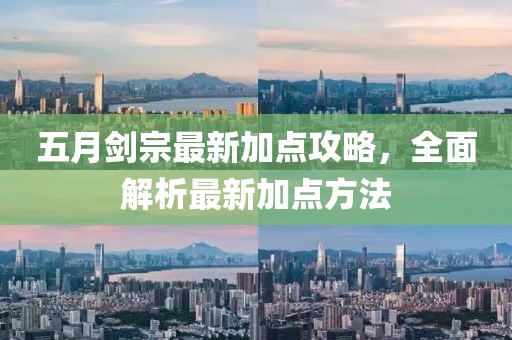 五月剑宗最新加点攻略，全面解析最新加点方法