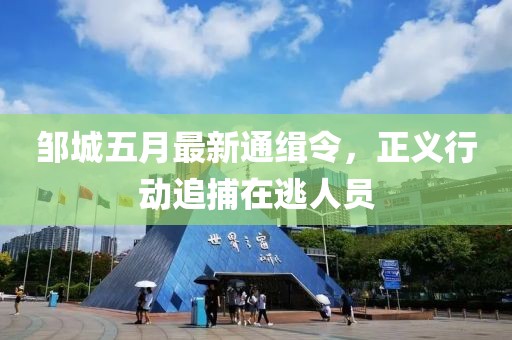 邹城五月最新通缉令，正义行动追捕在逃人员