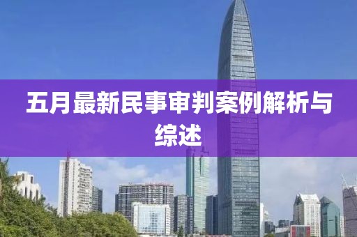 五月最新民事审判案例解析与综述