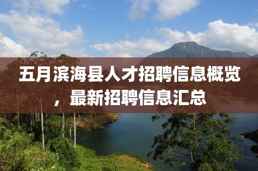 五月滨海县人才招聘信息概览，最新招聘信息汇总