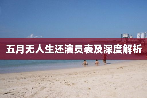五月无人生还演员表及深度解析