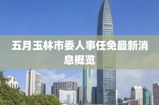 五月玉林市委人事任免最新消息概览
