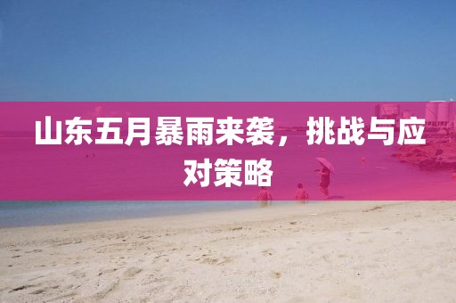 山东五月暴雨来袭，挑战与应对策略