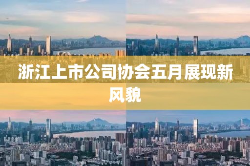 浙江上市公司协会五月展现新风貌