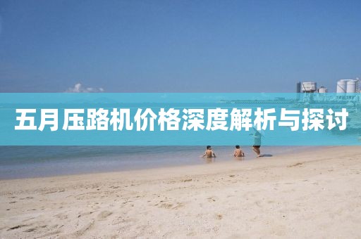 五月压路机价格深度解析与探讨