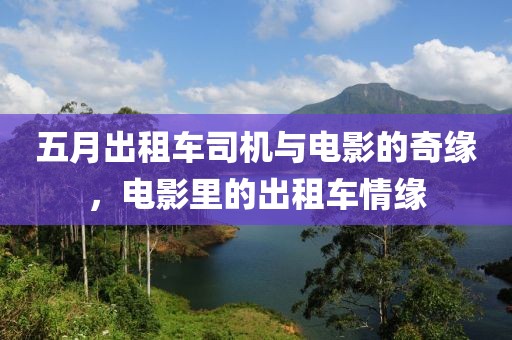 五月出租车司机与电影的奇缘，电影里的出租车情缘