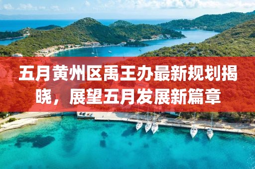 五月黄州区禹王办最新规划揭晓，展望五月发展新篇章