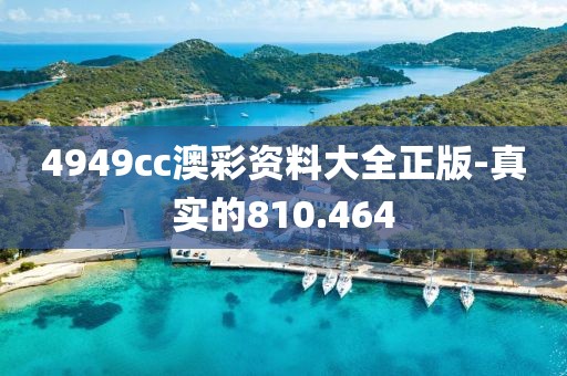 4949cc澳彩资料大全正版-真实的810.464