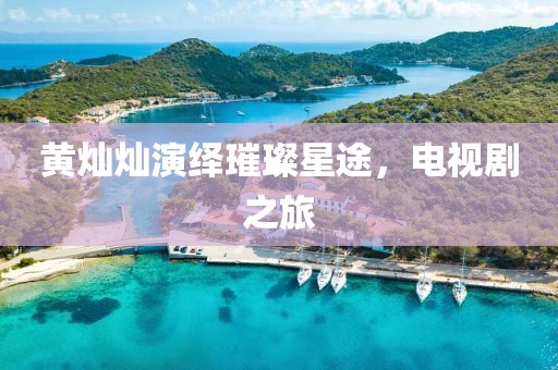 黄灿灿演绎璀璨星途，电视剧之旅