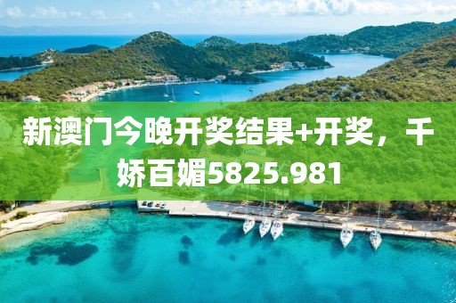 新澳门今晚开奖结果+开奖，千娇百媚5825.981