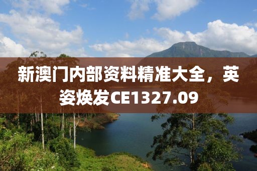 新澳门内部资料精准大全，英姿焕发CE1327.09