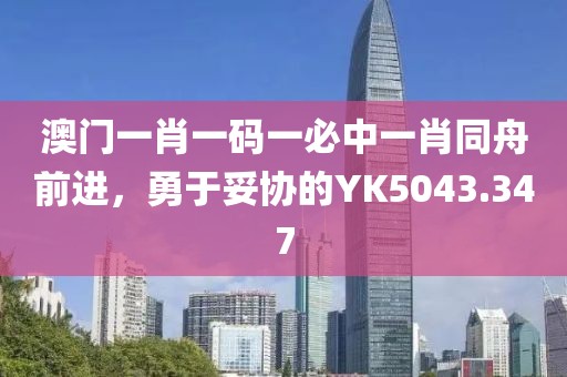 澳门一肖一码一必中一肖同舟前进，勇于妥协的YK5043.347