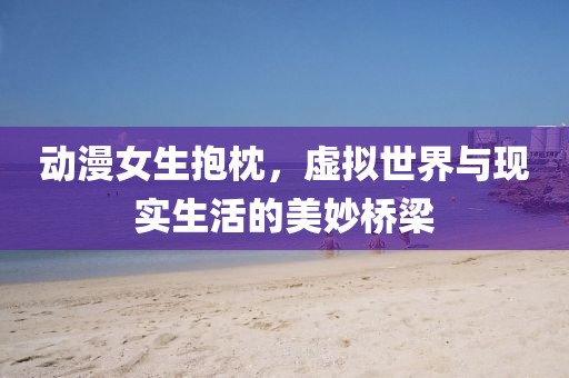 动漫女生抱枕，虚拟世界与现实生活的美妙桥梁