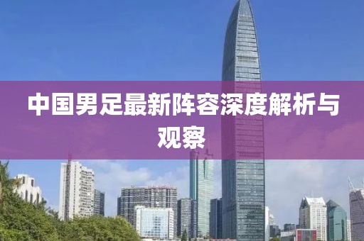 中国男足最新阵容深度解析与观察