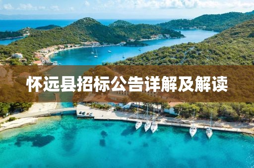 怀远县招标公告详解及解读