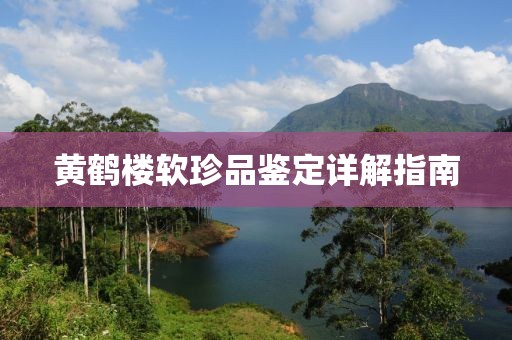 黄鹤楼软珍品鉴定详解指南
