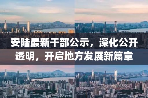安陆最新干部公示，深化公开透明，开启地方发展新篇章