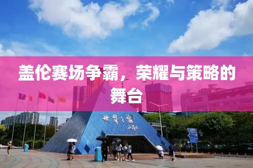 盖伦赛场争霸，荣耀与策略的舞台
