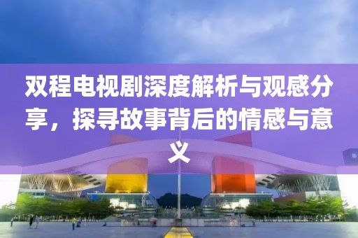双程电视剧深度解析与观感分享，探寻故事背后的情感与意义