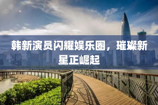 韩新演员闪耀娱乐圈，璀璨新星正崛起