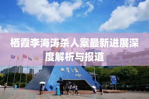 栖霞李海涛杀人案最新进展深度解析与报道