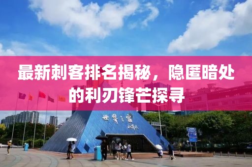 最新刺客排名揭秘，隐匿暗处的利刃锋芒探寻