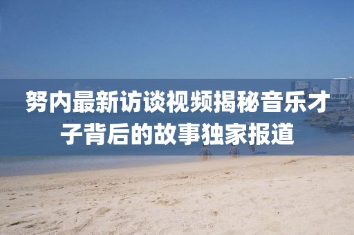 努内最新访谈视频揭秘音乐才子背后的故事独家报道