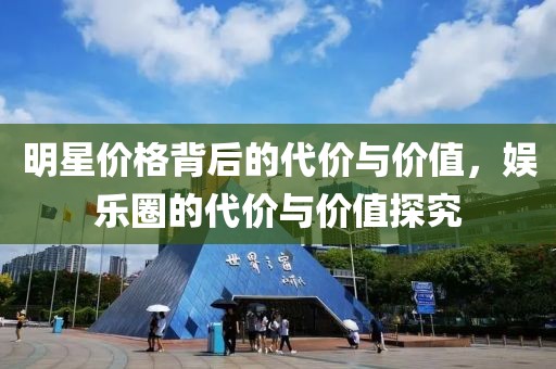 明星价格背后的代价与价值，娱乐圈的代价与价值探究